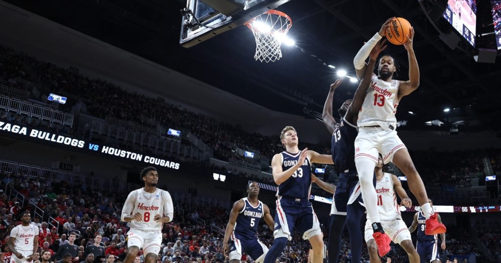 No. 1 seed Houston survives upset scare, holding off eighth-seeded Gonzaga to reach the Sweet 16