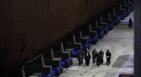North Korea unveils work on nuclear-powered submarine for the first time