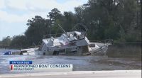 ON YOUR SIDE: Abandoned boat near Fort McAllister causes concern for local fishermen