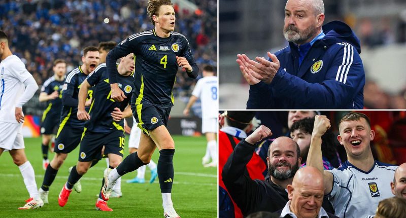 OUR PRAYERS HAVE BEEN ANSWERED: Scots sought divine intervention after a dismal record of one win in 15 games, but four-match unbeaten run has Tartan Army all singing from same hymn sheet