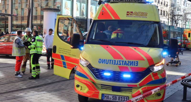 One killed and several injured in suspected car ramming in Mannheim, Germany