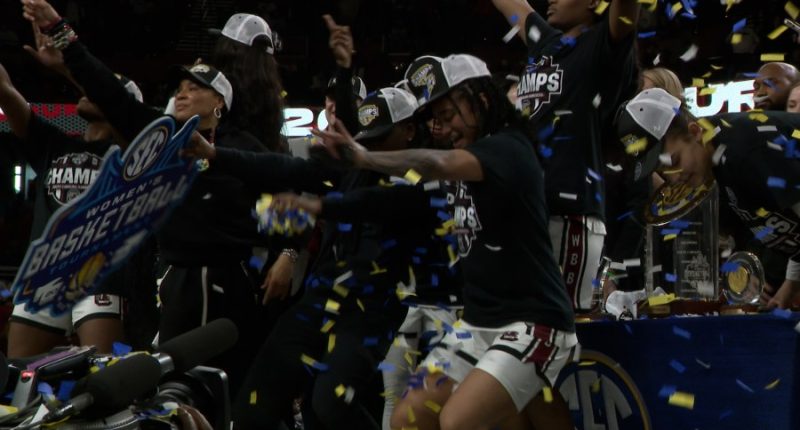 One-on-one interview with Dawn Staley after winning SEC Championship