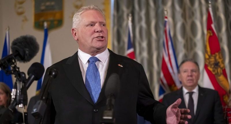 Ontario will tariff electricity going to 3 US states on Monday, premier says
