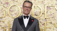 Guy Pearce arrives at the 82nd Golden Globes on Sunday, Jan. 5, 2025, at the Beverly Hilton in Beverly Hills, Calif. (Photo by Jordan Strauss/Invision/AP)