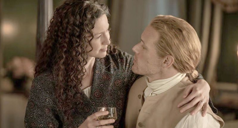 Outlander's Sam Heughan and Caitriona Balfe share update but fans distracted by detail