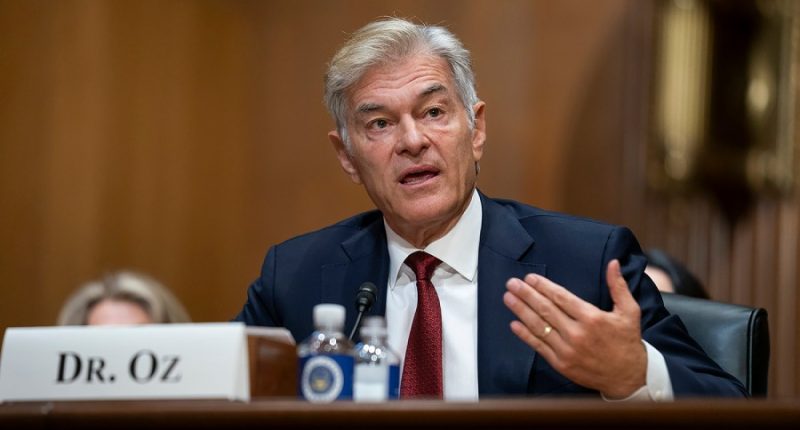 Oz moves closer to confirmation as Medicare, Medicaid chief