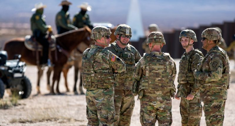 Pentagon to send nearly 3,000 additional active-duty troops to the U.S.-Mexico border