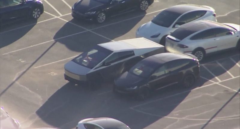 Police 'aware' of video showing person vandalizing Cybertruck