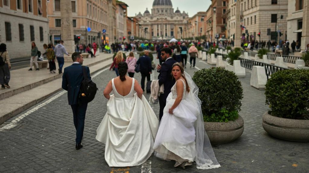 Pope Francis shows improvement, but still remains hospitalized