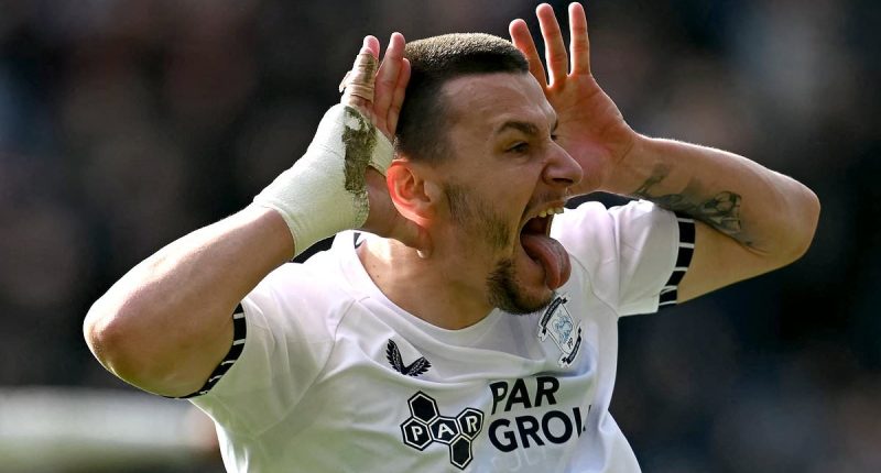 Preston forward Milutin Osmajic is charged by the FA after being accused of racism during Championship game by former Man United star