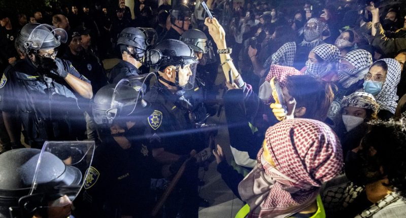 Pro-Palestinian activists sue UCLA alleging civil rights violations at campus encampment