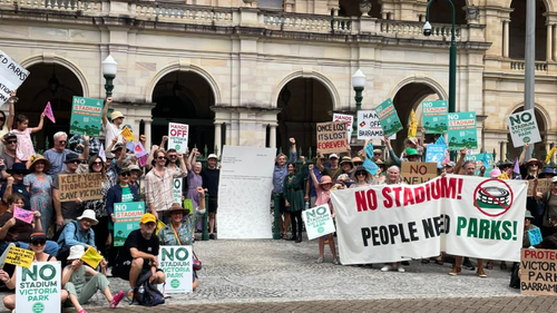 Protesters threaten to derail 60,000-seat Olympic stadium at Victoria Park