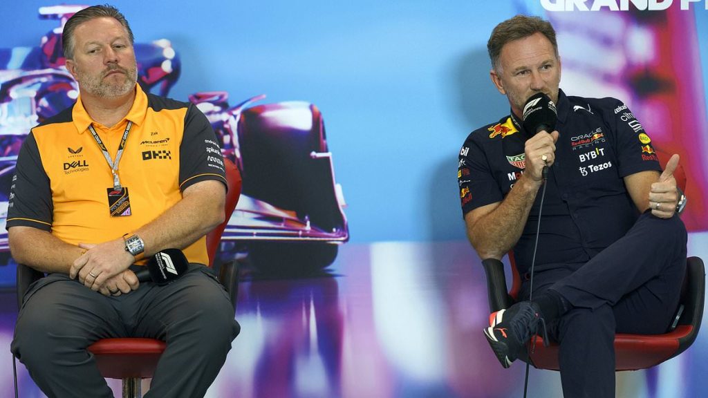 Revealed: The REAL expletive Christian Horner called the McLaren CEO 'which had to be edited out' after Netflix showed Red Bull boss describing rival as a 'p****'