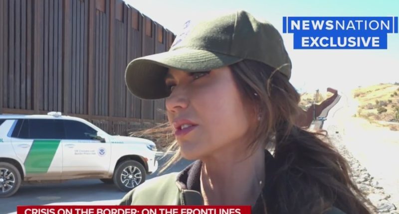 Sec. Noem reports reduced border crossings, aggressive deportation efforts