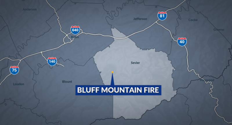 Sevier County crews fight brushfires near Bluff Mountain and Pittman Center, evacuation lifted