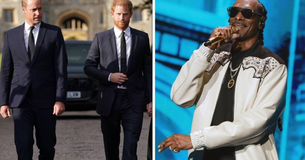 Snoop Dog makes bold statement on reuniting Prince Harry and Prince William amid feud