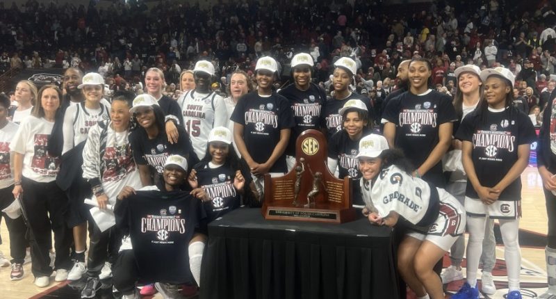 South Carolina claims share of regular season SEC Title