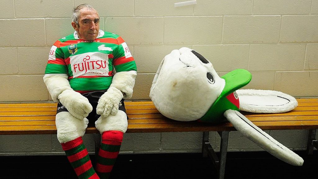Souths mascot backtracks and makes stunning confession after shoving nine-year-old fan
