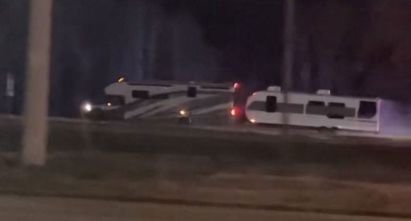 Stolen RV chase ends atop Sidney Lanier Bridge with two arrests, police say