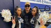 THE COMBS TWINS CELEBRATE THEIR SCHOOL'S CHAMPIONSHIP WIN