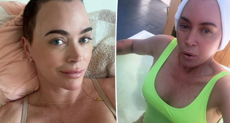 Teddi Mellencamp celebrates release from hospital after brain tumor surgery with workout, cold plunge and more: ‘F–k off tears’