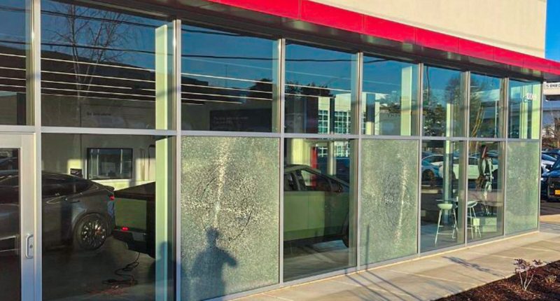 Tesla facilities face wave of attacks as Elon Musk delves into politics