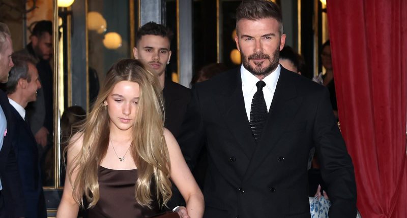 The Beckhams have arrived! Family step out for Victoria's PFW show