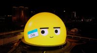 The Las Vegas Sphere reveals official name of humungous emoji mascot
