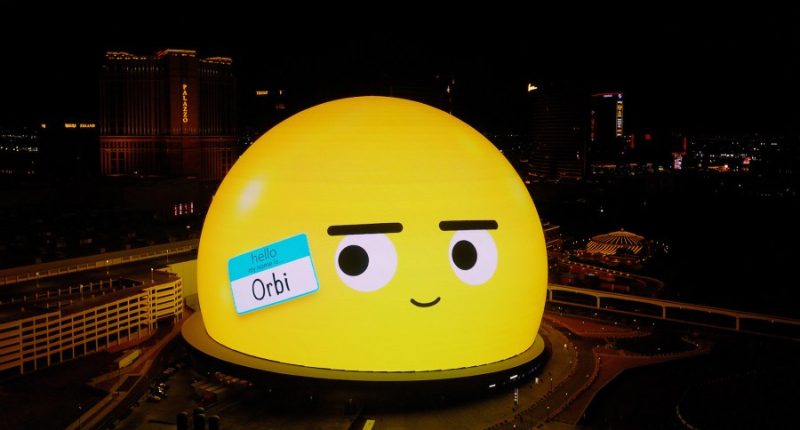 The Las Vegas Sphere reveals official name of humungous emoji mascot
