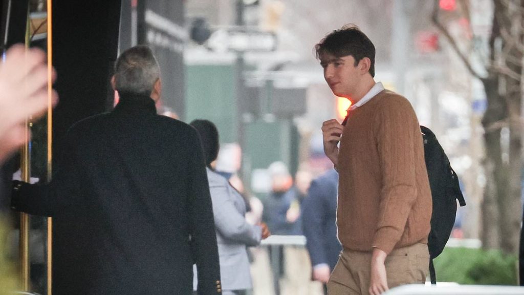 The real reason Barron Trump skipped his father's big speech to Congress