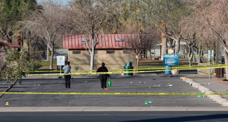 Three killed, 14 injured in a shooting at a park in New Mexico's Las Cruces