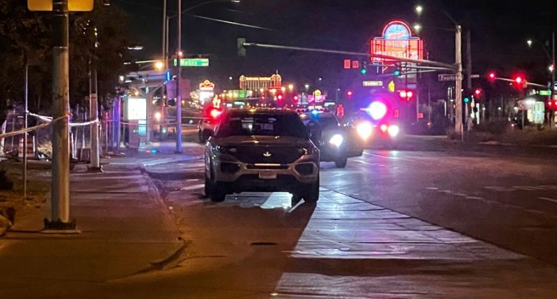 Three men charged with plotting Las Vegas bus stop murder