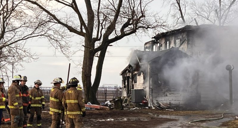 Tolono house fire reignites for third time
