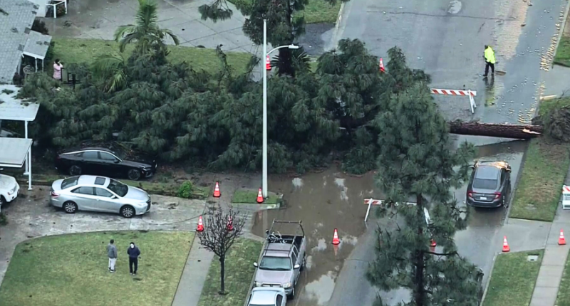 Pico Rivera possible tornado damage