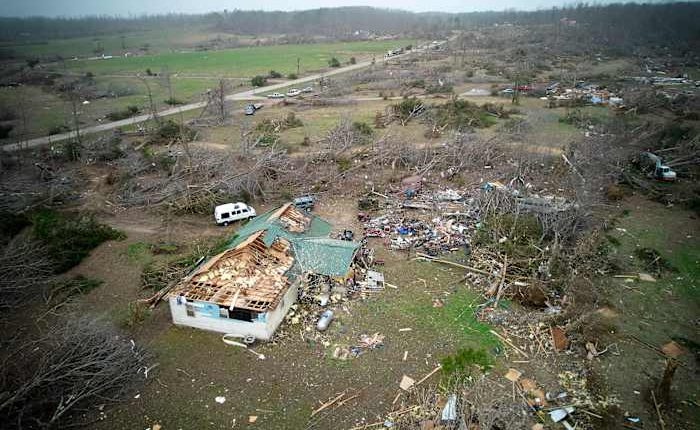 Tornadoes, wildfires and blinding dust sweep across U.S. as massive storm leaves at least 32 dead