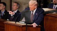 Trump clashes with Democrats at testy joint address
