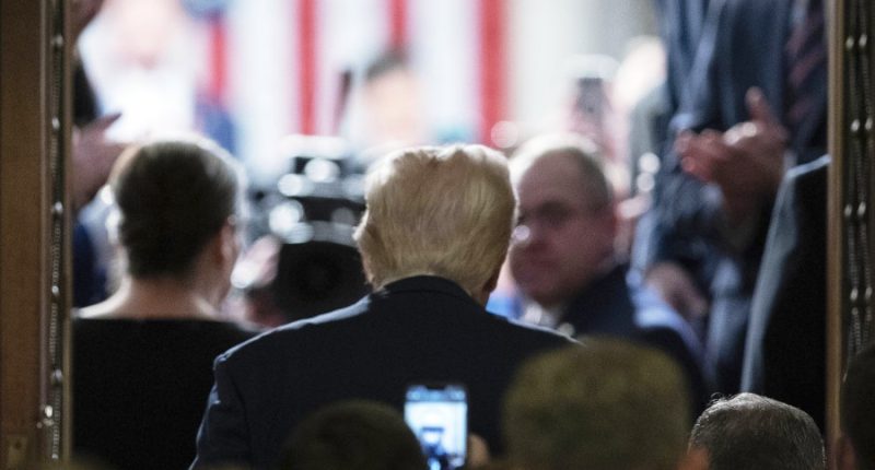 Trump praises major government cutbacks, efficiency measures