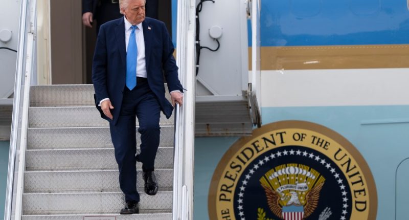 Trump says he's considering ways to serve a third term as president