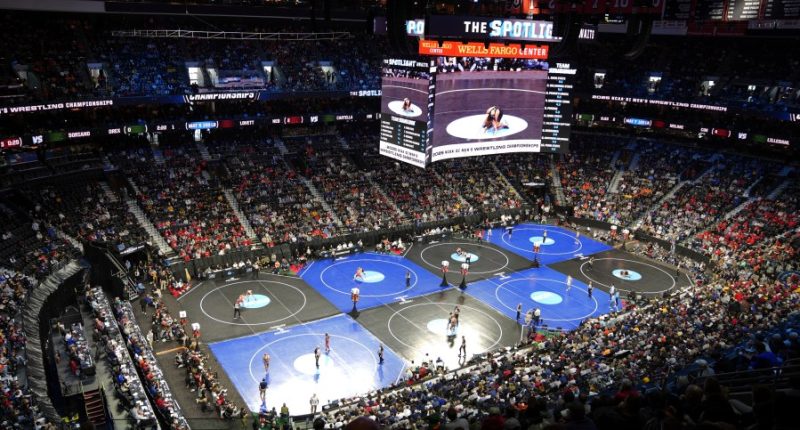 Trump's latest sports-focused trip will be to the NCAA men's wrestling championships