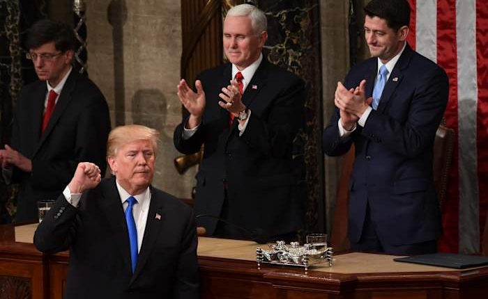 Trump's speech to Congress comes as he wields vast power almost daring lawmakers, courts to stop him
