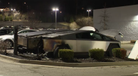 Two Cybertrucks damaged in fire at Kansas City Tesla dealership