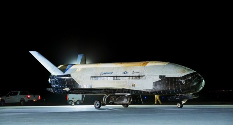 US military's mini space shuttle returns to Earth after orbiting for 434 days on a secret mission