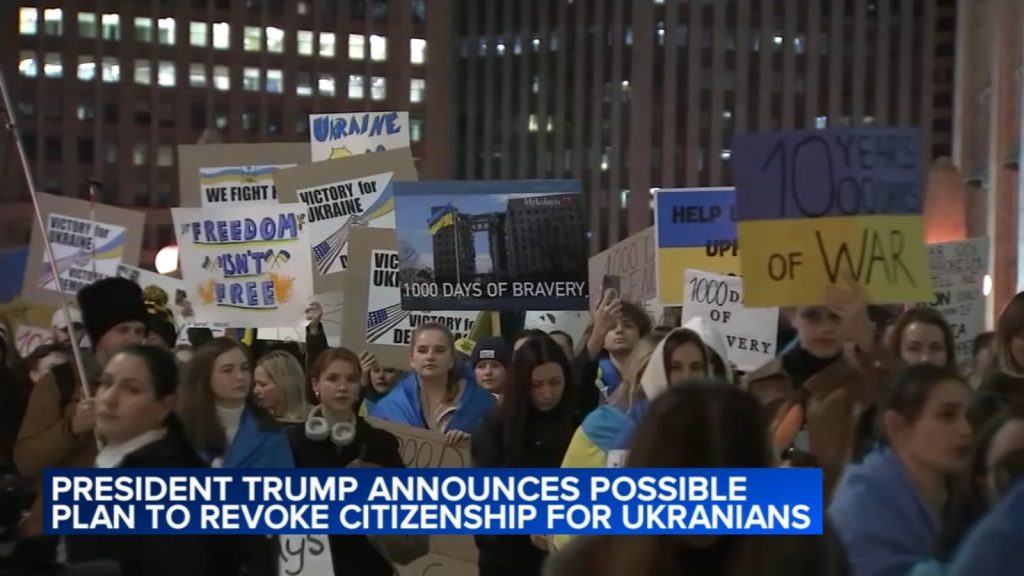 Ukrainian refugees in Chicago fearful President Trump's administration will revoke legal status amid Russia's war in Ukraine