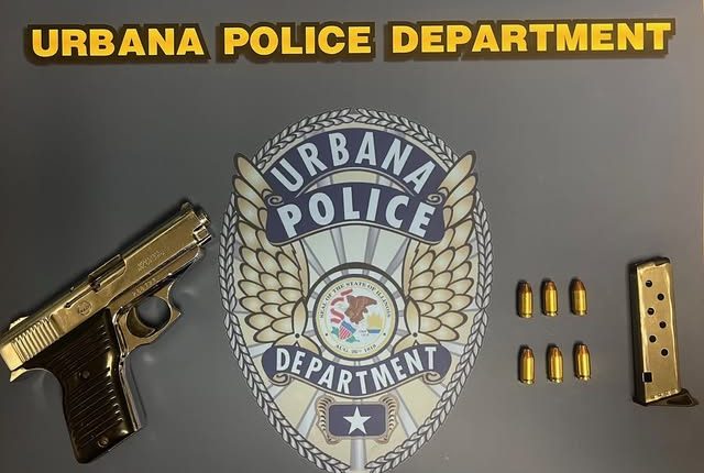 Urbana man arrested on gun charges over weekend
