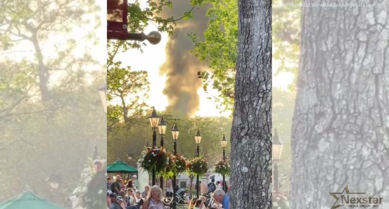 Videos: Smoke billows after fire erupts at Walt Disney World's Epcot park in Florida