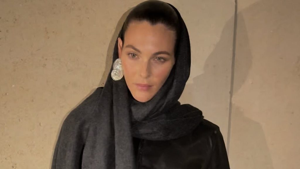 Vittoria Ceretti enjoys Paris evening as Leo DiCaprio at Lakers game