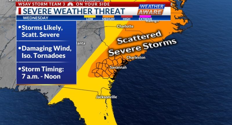 Weather Aware Wednesday: Strong and severe storms possible