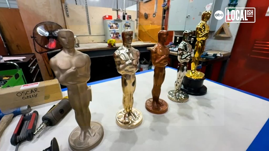 What a golden cast: The art of making Oscar statuettes