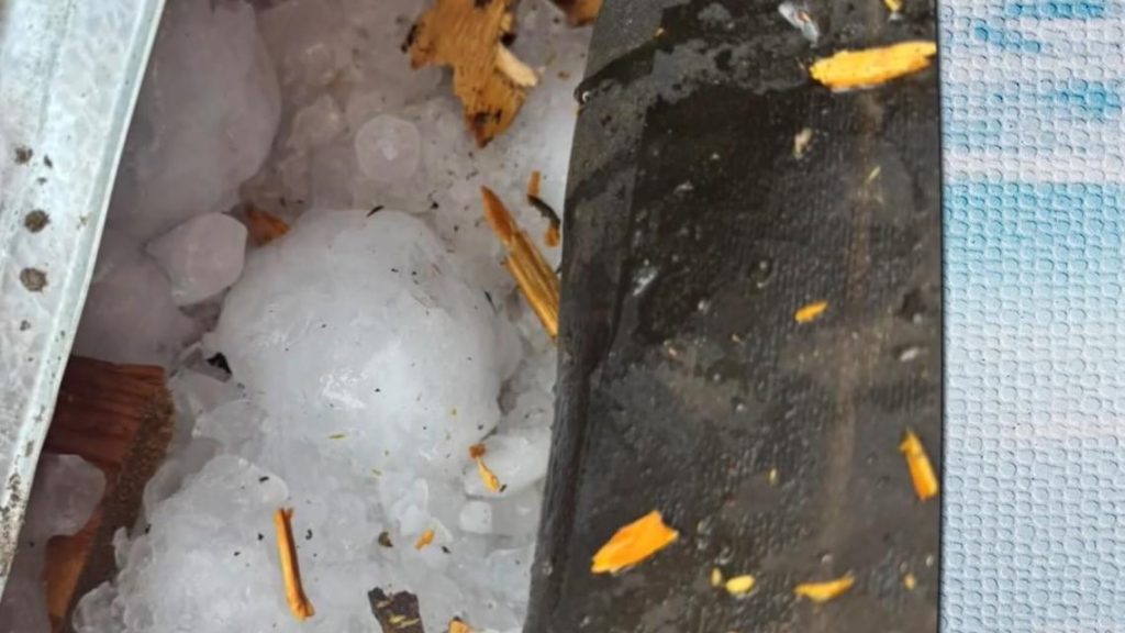 What could have caused an ice chunk to fall from the sky atop a Florida home?