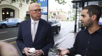 Peter Dutton in Brisbane today.